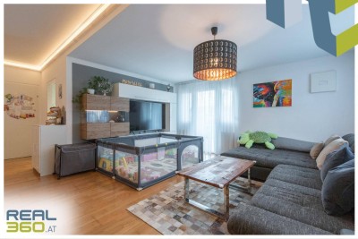 Attraktive Terrassenwohnung im Grünen – modernisiert und vielseitig inkl. Garage