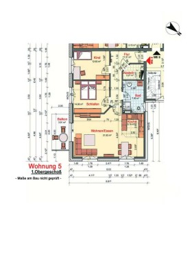 Schicke Obergeschosswohnung mit Balkon in Apensen