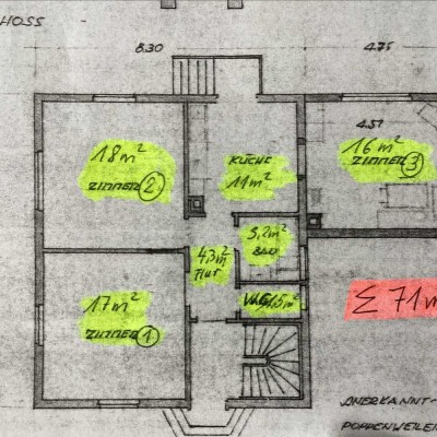 3-Raum-Wohnung mit schönem Garten und großer Garage in Ludwigsburg-Poppenweiler