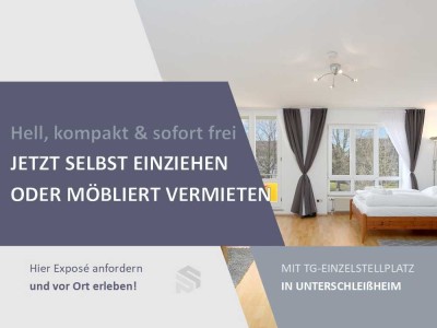 Vollständig möbliert & Sofor verfügbar | Freundliches Apartment fußläufig zur S-Bahn