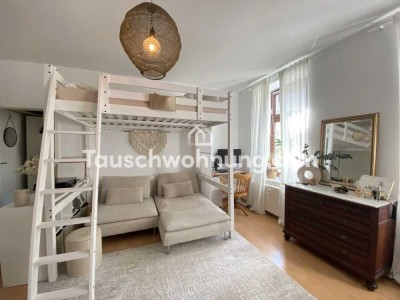 Tauschwohnung: Helle 1-Zimmer-Wohnung im Leipziger Süden – Tausch gesucht