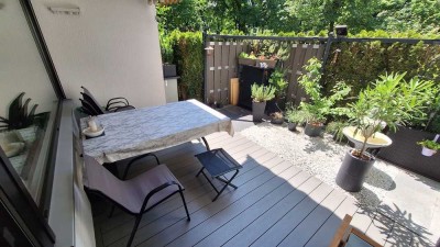 3-Zimmer-Erdgeschosswohnung mit Gärtchen im Zentrum von Unterschleißheim
