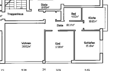 Sammelbesichtigung Freitag, 25.10.2025, ab 15 Uhr - Helle 3 Zimmer Wohnung - Köln Braunsfeld