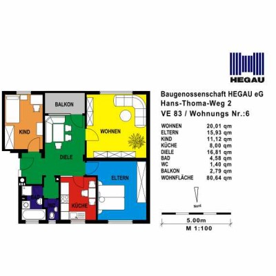 3 Zimmerwohnung in Stockach