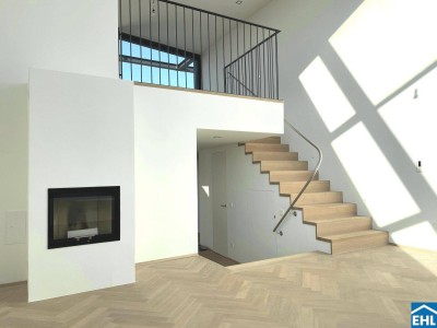 Exklusive Dachgeschoss-Maisonette mit Panoramablick bis zum Kahlenberg