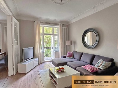 Möblierter Altbau-Charme trifft auf modernen Komfort in ruhiger Lage mitten in Winterhude.