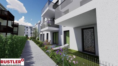 Wohnen beim Stadtmauer Park | 4-Zimmerwohnung mit großen Garten