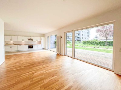 Moderne 3-Zimmer-Erdgeschosswohnung mit großer Südterrasse