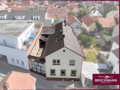 Keine Lust auf Rasenmähen? Willkommen zuhause in Ortskernlage von Weisenheim/Sand!