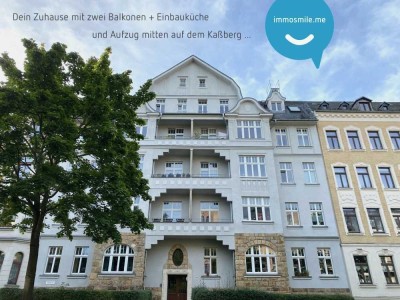 Kaßberg • 2-Zimmer • zwei Balkone • in Chemnitz • Einbauküche • jetzt Termin vereinbaren