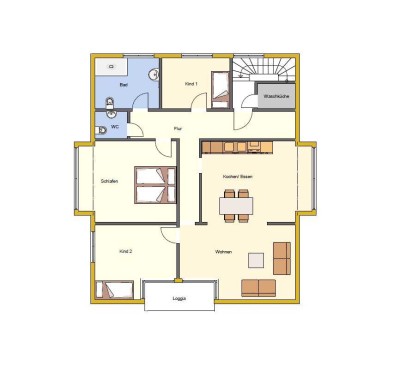 Stilvolle, sanierte 4-Raum-Dachgeschosswohnung mit gehobener Innenausstattung mit Balkon in Rösrath