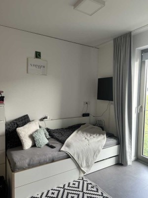 Befristete möbilierte Einzimmerwohnung in Wiesbaden