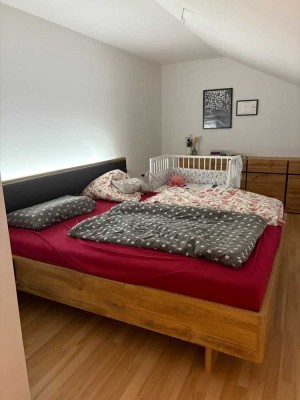 Schöne 4-Zimmer-Dachgeschosswohnung mit Balkon in Wertach