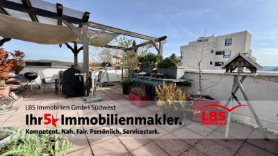 Maisonette und Penthouse in einem: ideal aufgeteilt mit riesiger Dachterrasse