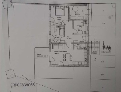 Helle Wohnung mit Garten