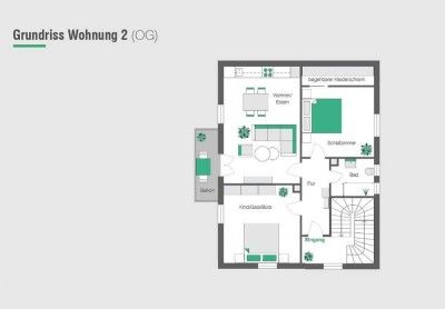 +++Hochwertig kernsanierte Altbau 3 ZKB 1. OG mit Balkon & Garage+++