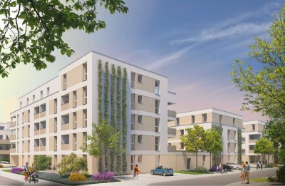 Rollstuhlgerechte 3-ZKB Neubau Wohnung - nur mit Wohnberechtigungsschein anmietbar!
