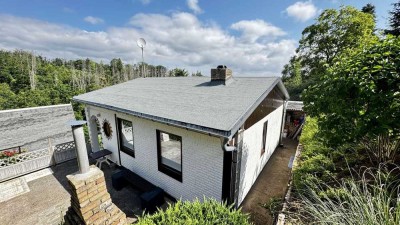 top renoviertes Ferienhaus mit Bungalow, Sauna und Finnhütte im Südharz zu verkaufen