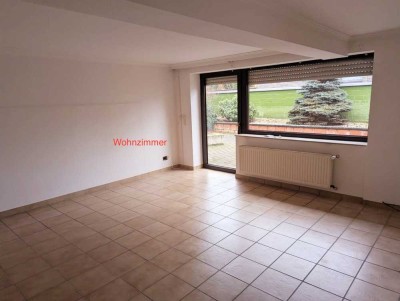 Ruhige Einliegerwohnung 2,5 ZKB 90 qm mit Terrasse/Garten, Garage, ohne Kinderzimmer, nur 1 Schlafz.