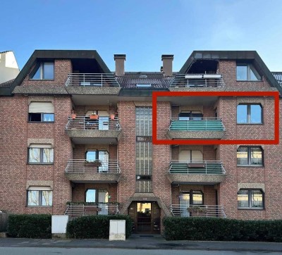 Ab Mitte June unvermietet - Helle 2-Zimmer-Wohnung mit zwei Balkonen in Ratingen Mitte