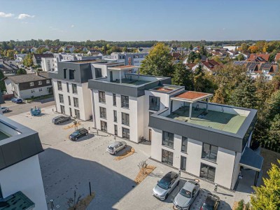 Erstbezug! Exklusive 4-Zimmer-Erdgeschosswohnung mit Gartenanteil und 2 Stellplätzen in Weingarten