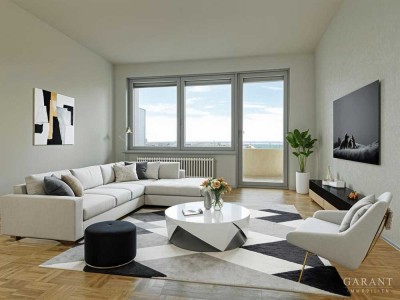 Helle 3 Zimmer-Wohnung mit Südbalkon und Garage in Top-Lage von Dachau