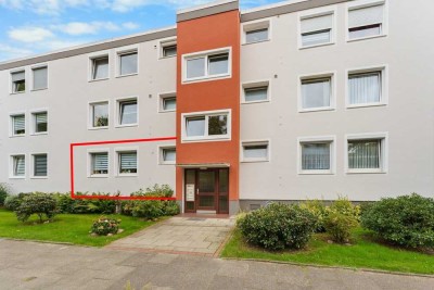 Bremen--Blockdiek-Osterholz: Gut geschnittene 3-Zimmer-Hochparterrewohnung in gepflegter Wohnanlage