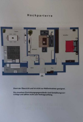 Helle, geräumige 2-Zimmer-Wohnung in der Sanderau