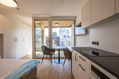 Vollmöbliertes Microapartment mit Loggia