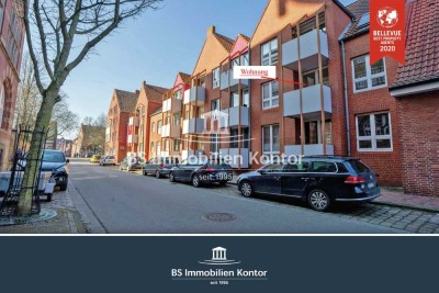 Stadtmitte! OG-Wohnung mit Balkon in zentraler Innenstadtlage von Emden!