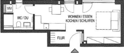 Gemütliche 1-Zimmer-Wohnung in Holzkirchen – 35 m² – Ideal für Singles oder Pendler