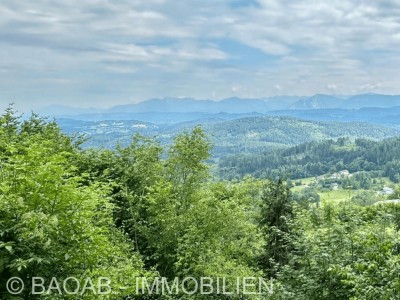 KARAWANKEN- UND WÖRTHERSEEBLICK IN SONNENLAGE | GARTENPARADIES | GARAGE | TRAUMHAFTE AUSSICHTSLAGE