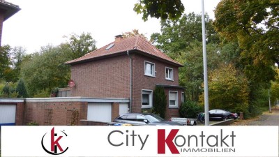 Freistehendes EFH mit 2 Garagen u. 614 m² Kaufgrundstück Münster-Nord