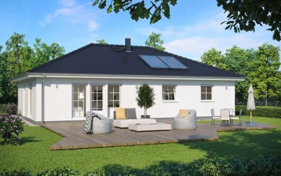 Der 105 qm Bungalow  - Bauen ohne finanzielle Sorgen – erst nach dem Bau zahlen