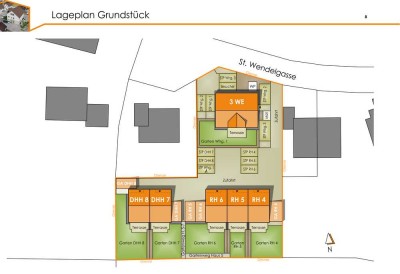 NEUBAU - RMH - WOHNEN auf der SONNENSEITE! IDEAL für Anleger! Effizienzhaus 55!