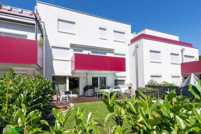 Highlight: Gartenwohnung mit Terrasse &amp; 2 Tiefgaragenplätzen – Wohnen im Grünen, nahe Wien