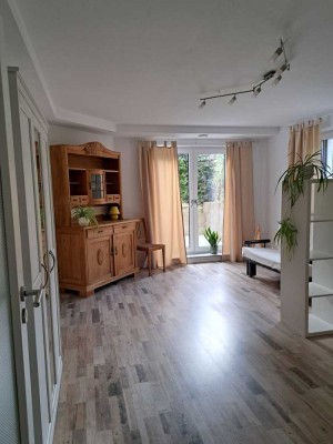 Möblierte 1-Zimmer Wohnung mit Terrasse in Lichtenau