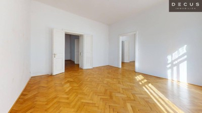 WUNDERSCHÖNE STADTWOHNUNG FÜR ALTBAULIEBHABER MIT BLICK INS GRÜNE | 3 ZIMMER | CA. 104 m² | 2.OG | GEIDORFPLATZ | STADTPARK