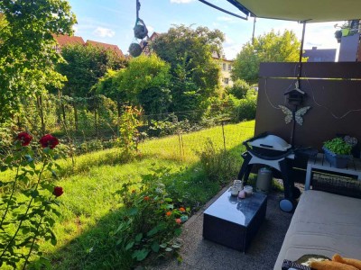 Attraktive 2-Zimmer-EG-Wohnung mit Balkon und EBK in Öschelbronn