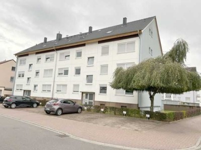 In 2023 neu sanierte, helle 3-Zimmer-Wohnung mit Balkon im 1.OG, ruhige Lage Eggenstein!