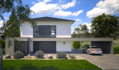 Modernes Einfamilienhaus in ruhiger Wohlage