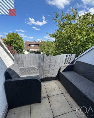 Schöne helle 1-Zimmer Wohnung mit Dachterrasse in Neu-Isenburg!
