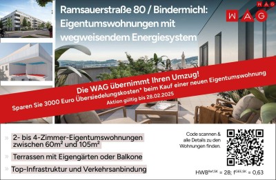 Urbanes nachhaltiges Wohnen in Leonding/Doppl: Familienwohnung mit durchdachter Grundrissplanung und bester Infrastruktur u. dem zusätzlichen kostensparenden Vorteil energieeffizienter Bauweise