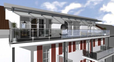 Exklusives Wohnen im Penthouse-Stil: Traumwohnung mit Dachterrasse