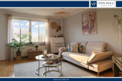 Wohnen mit Wohlfühlfaktor – Solide vermietete, helle 4-Zimmer-Wohnung mit Loggia und zwei Bädern