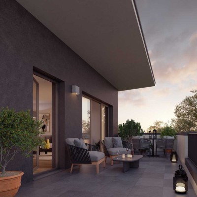 PARK 47 - 20 qm Dachterrasse - 2-Raum Wohnung mit Penthousecharakter!