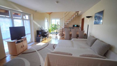 Exklusive, lichtdurchflutete Maisonette, 4 Zimmer, 2 Bäder mit Fenster, 96,10qm