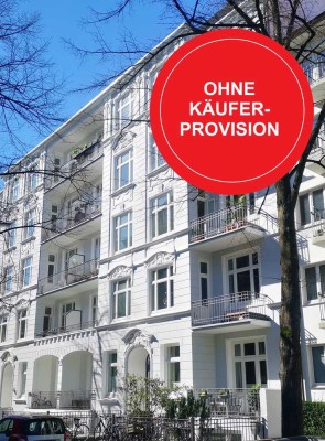 Schmuckstück mitten auf der Uhlenhorst:  4 ½ Zi. Altbau-ETW mit Balkon und Loggia