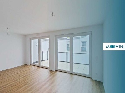 Exklusive 2-Zimmer-Wohnung mit Balkon und EBK im "EYBDUO"