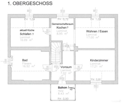 Gratkorn, ideale Wohnung mit extra 3 Zimmer, möblierte Küche und Bad, Balkon